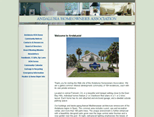 Tablet Screenshot of andalusia-hoa.org